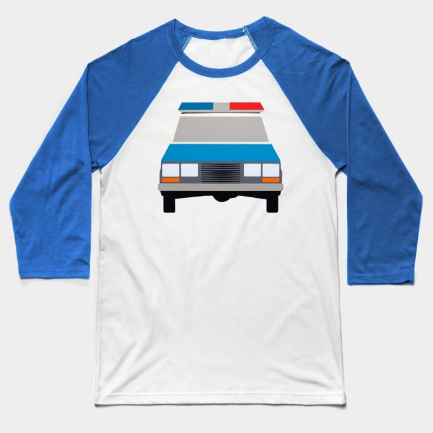 Police Car 1988 Baseball T-Shirt by Rosi Feist